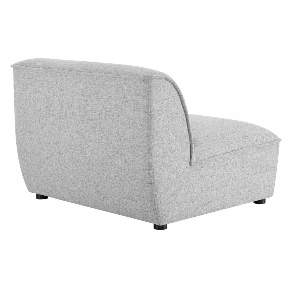 Comprise Right-Arm Sectional Sofa Chair, Light Gray