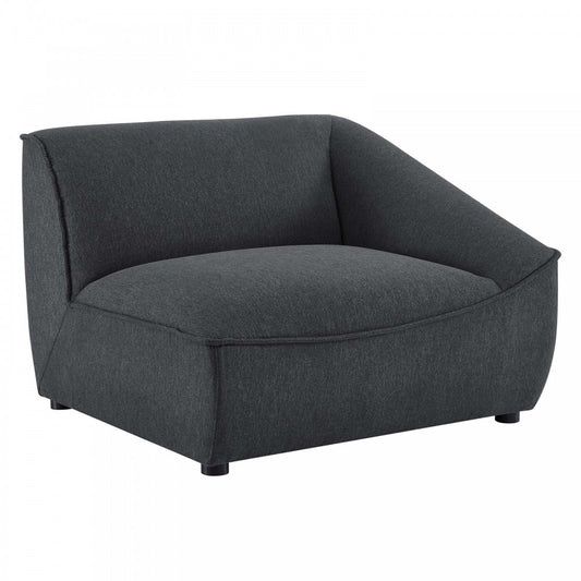 Comprise Right-Arm Sectional Sofa Chair, Charcoal