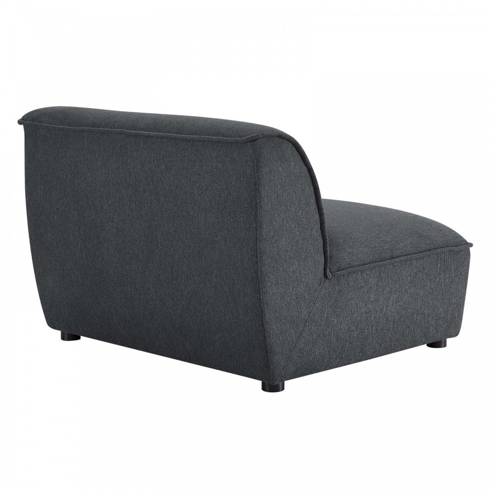 Comprise Right-Arm Sectional Sofa Chair, Charcoal