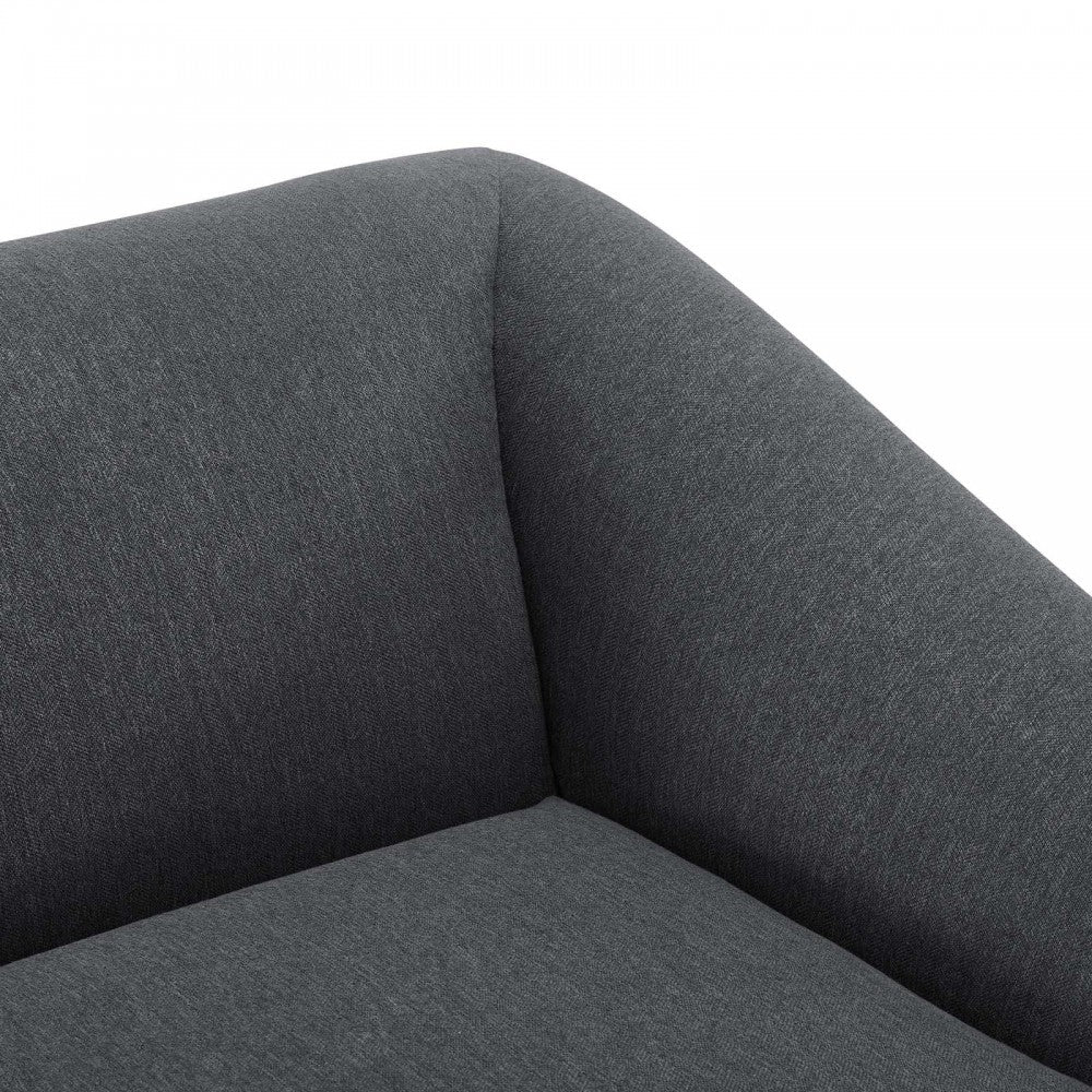 Comprise Right-Arm Sectional Sofa Chair, Charcoal