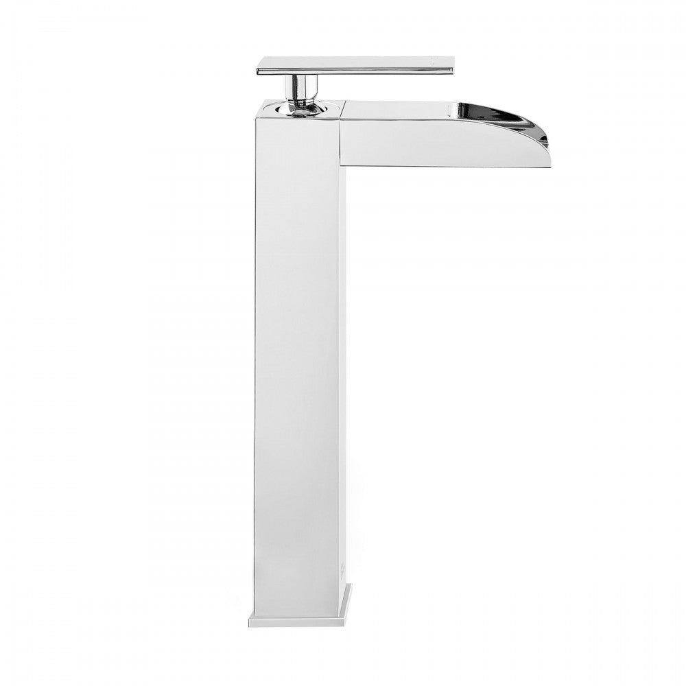 Concorde Single Hole, Single-Handle, High Arc Waterfall, Bathroom Faucet, Chrome