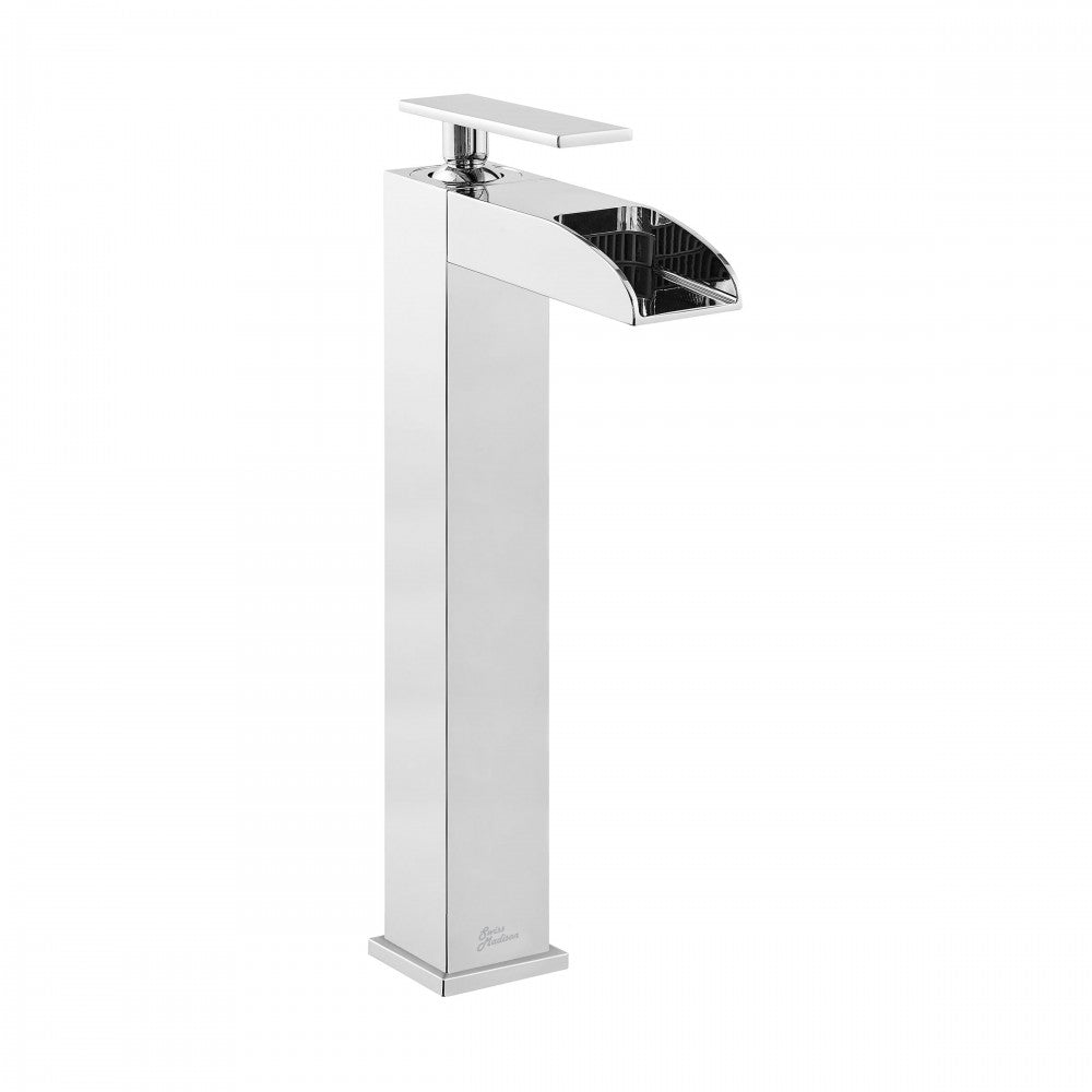 Concorde Single Hole, Single-Handle, High Arc Waterfall, Bathroom Faucet, Chrome