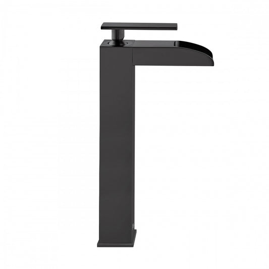 Concorde Single Hole, Single-Handle, High Arc Waterfall, Faucet in Matte Black