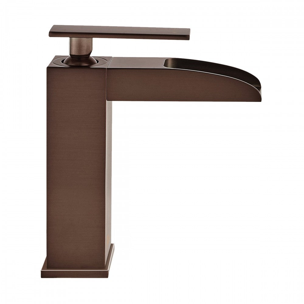 Concorde Single Hole, Single-Handle, Waterfall Bathroom Faucet Oil Rubbed Bronze