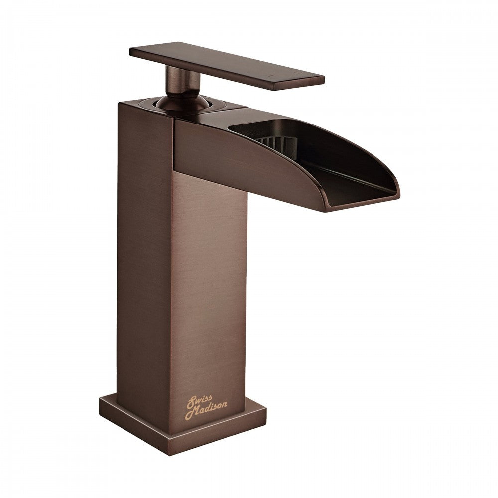 Concorde Single Hole, Single-Handle, Waterfall Bathroom Faucet Oil Rubbed Bronze