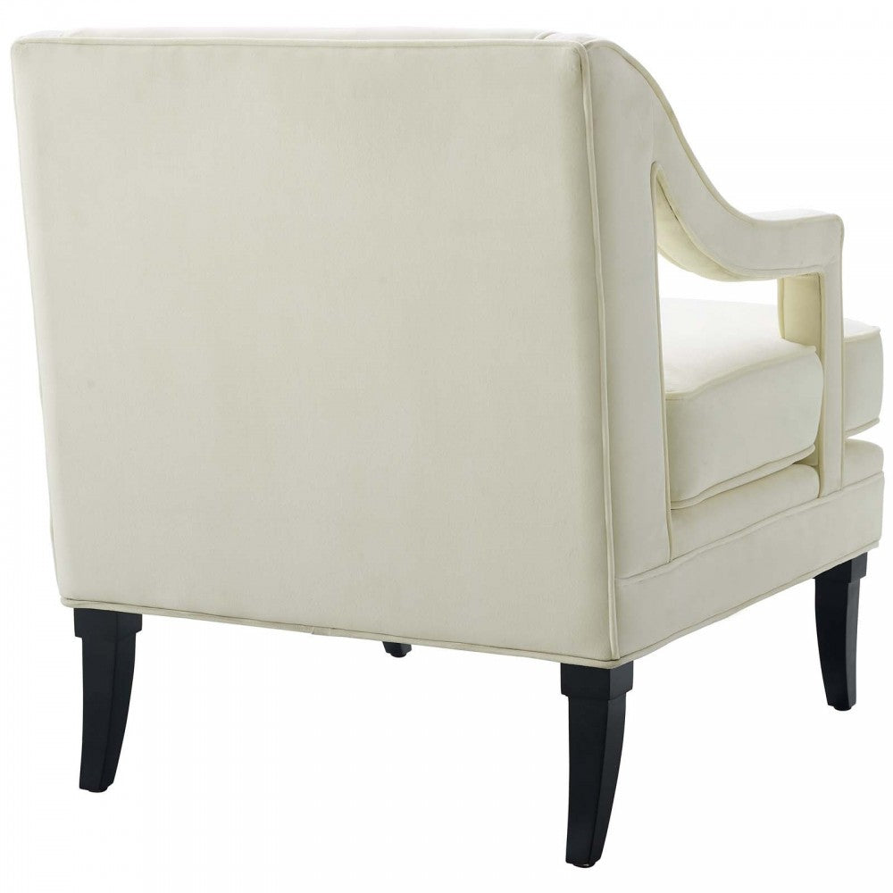 Concur Living Room Set Performance Velvet Set of 2, Ivory, EEI-4026-IVO