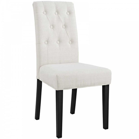 Confer Dining Fabric Side Chair, Beige