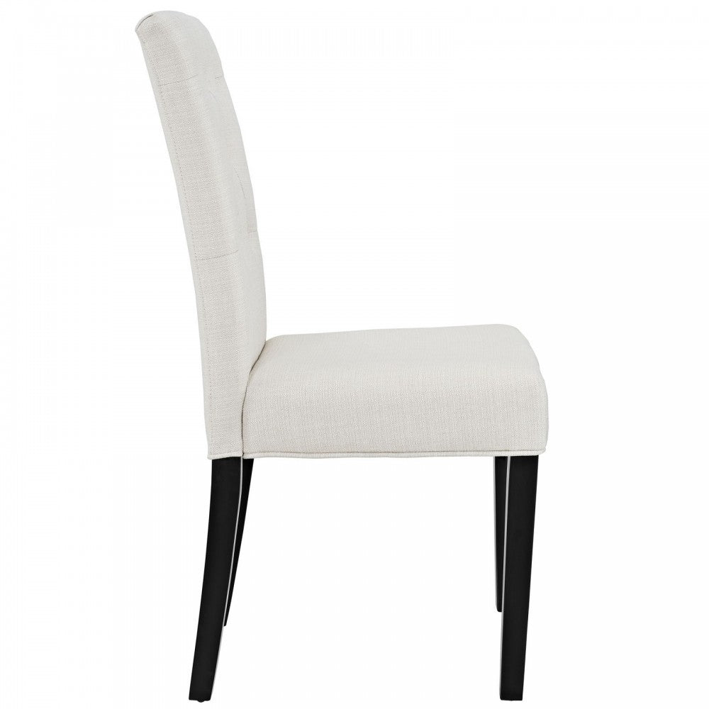 Confer Dining Fabric Side Chair, Beige