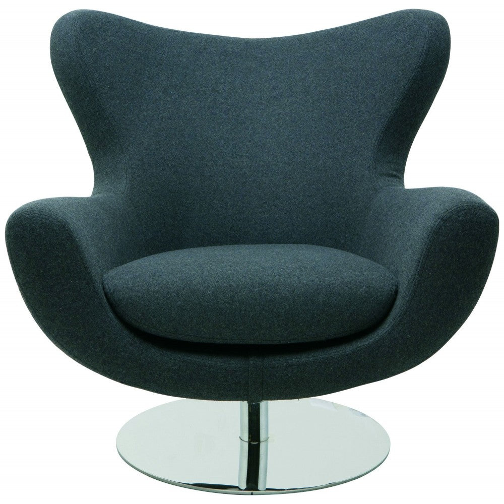 Conner Dark Gray Fabric Occasional Chair