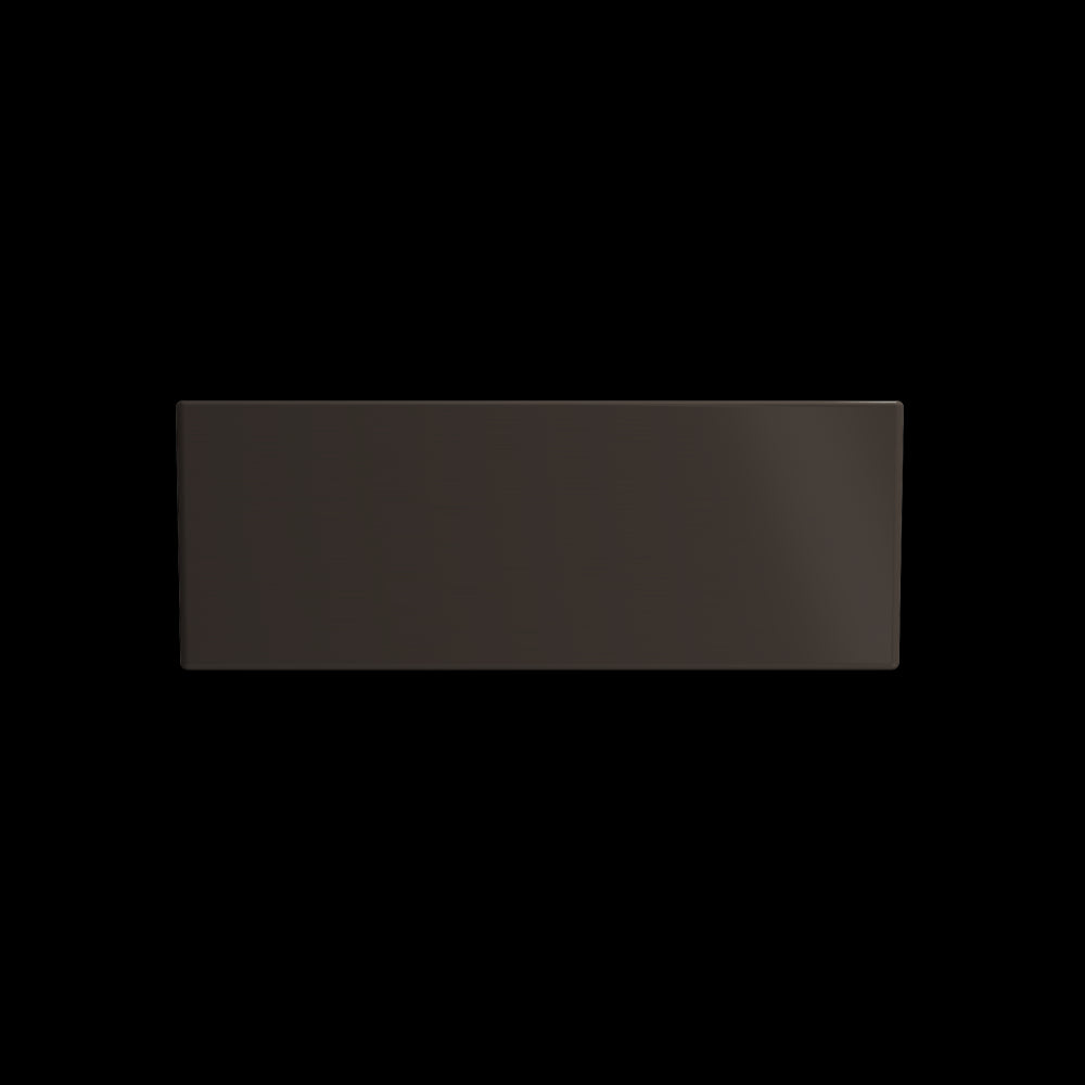 Contempo Step-Rim Apron Front Fireclay 27 in. in Matte Brown