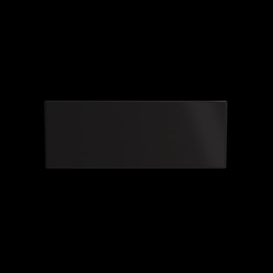 Contempo Step-Rim Apron Front Fireclay 27 in. Single Kitchen Sink in Matte Black