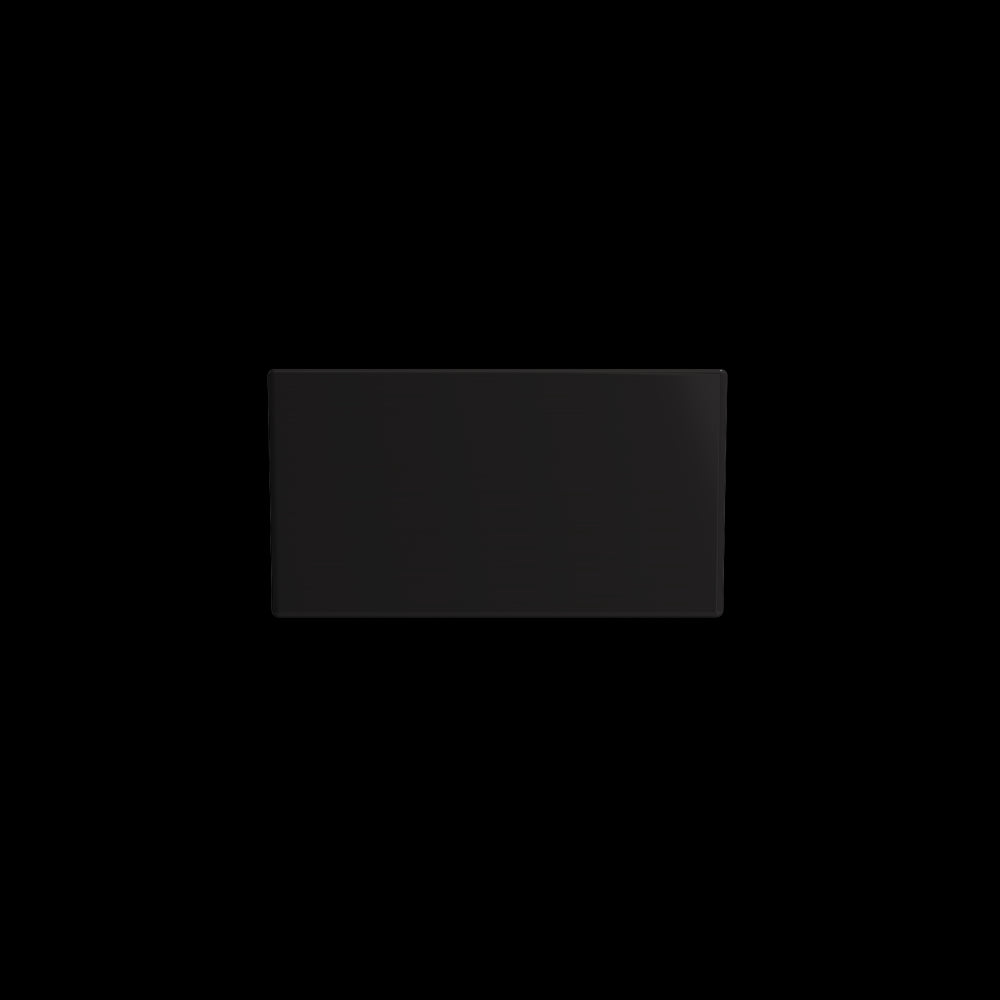 Contempo Step-Rim Apron Front Fireclay 27 in. Single Kitchen Sink in Matte Black