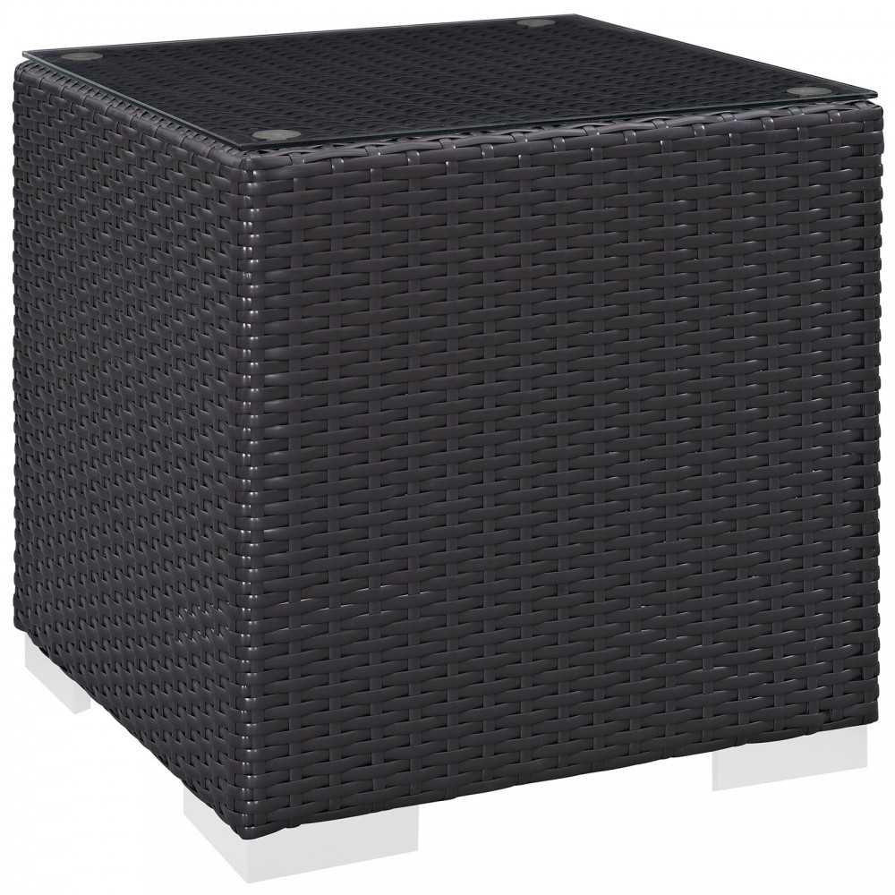 Convene 8 Piece Outdoor Patio Sofa Set, Espresso Mocha