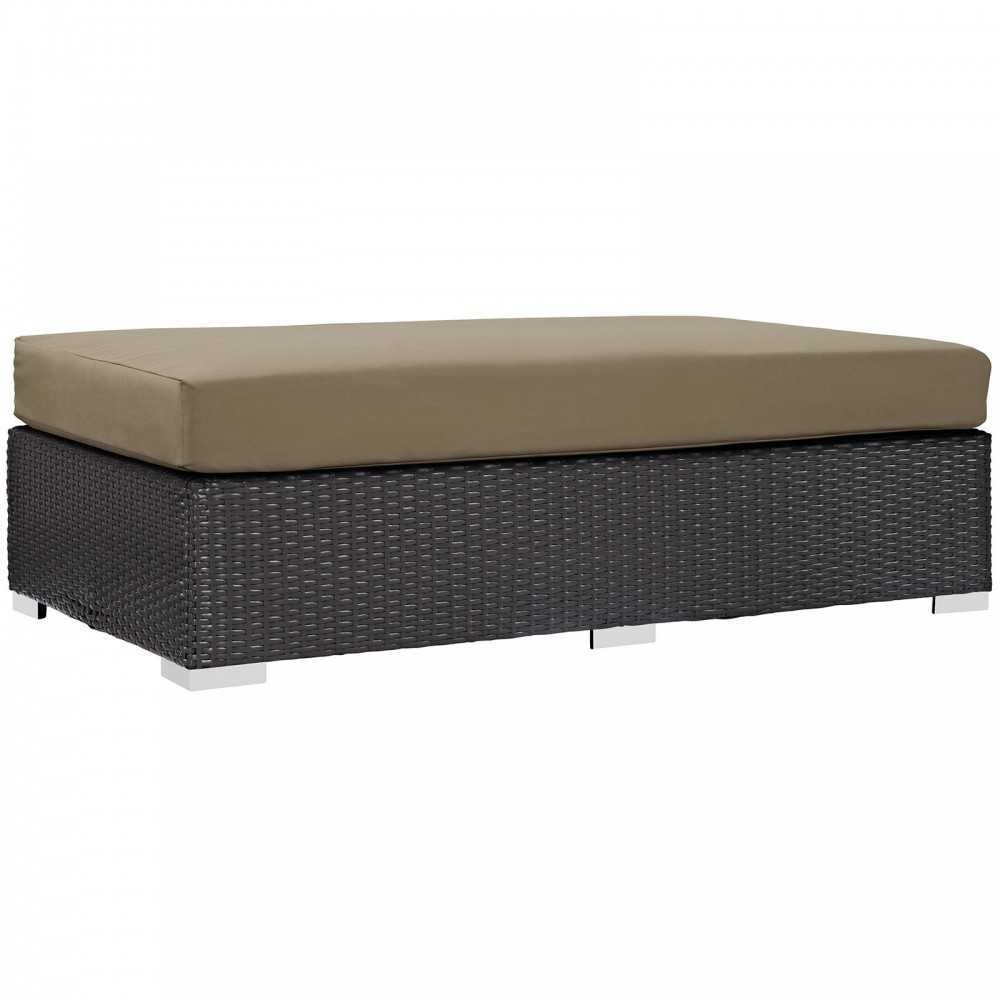 Convene 9 Piece Outdoor Patio Sofa Set, Espresso Mocha, EEI-2354-EXP-MOC-SET