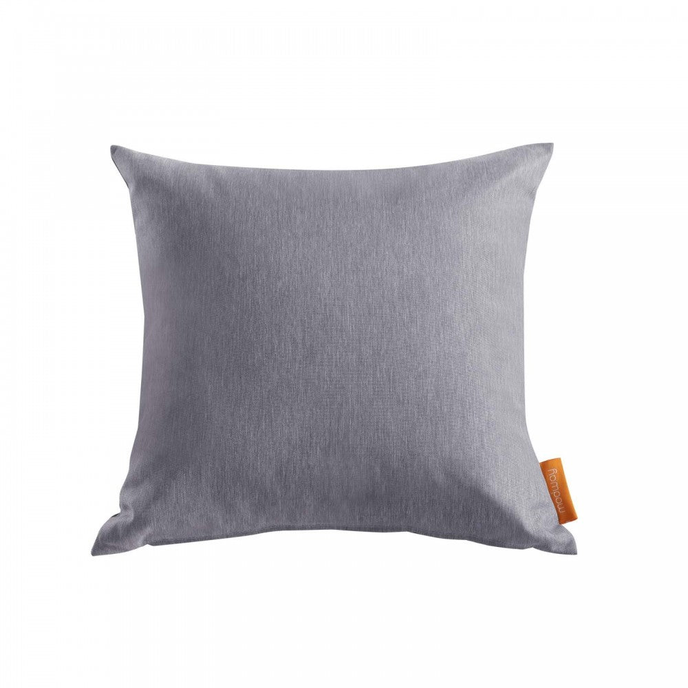 Convene Two Piece Outdoor Patio Pillow Set, Gray