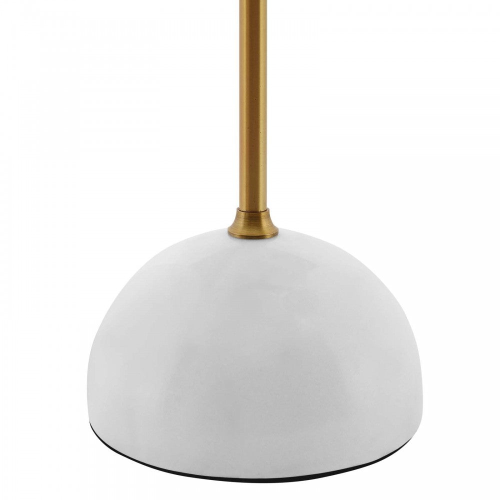 Convey Bronze and White Marble Table Lamp