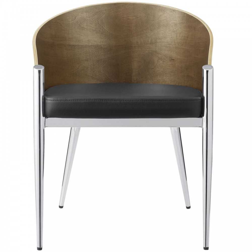 Cooper Dining Wood Armchair, Silver