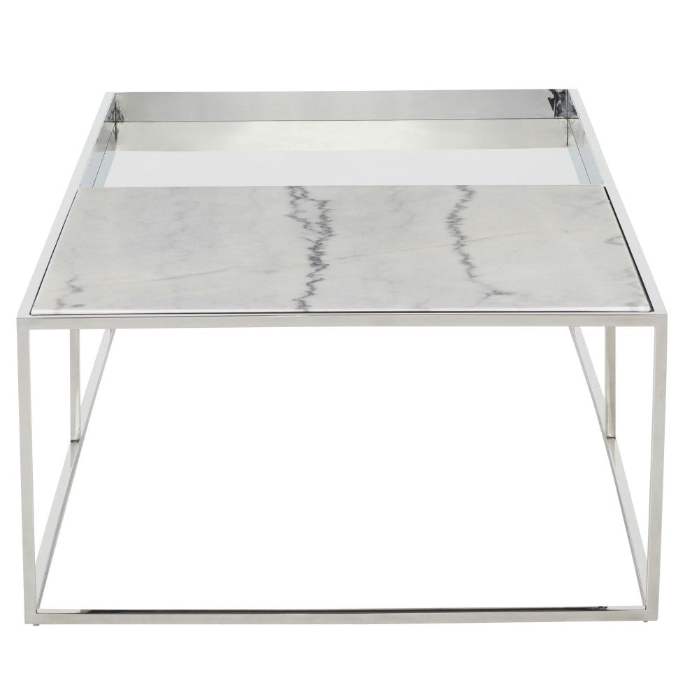 Corbett White Stone Coffee Table, HGNA528