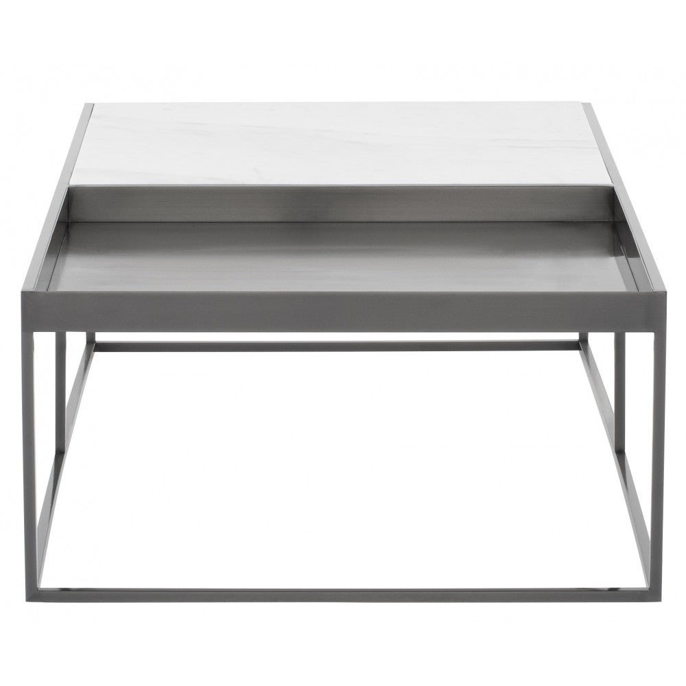 Corbett White Stone Coffee Table, HGNA531