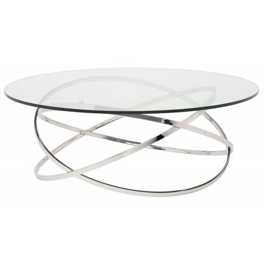 Corel Silver Metal Coffee Table