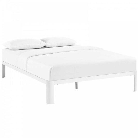 Corinne Full Bed Frame, White