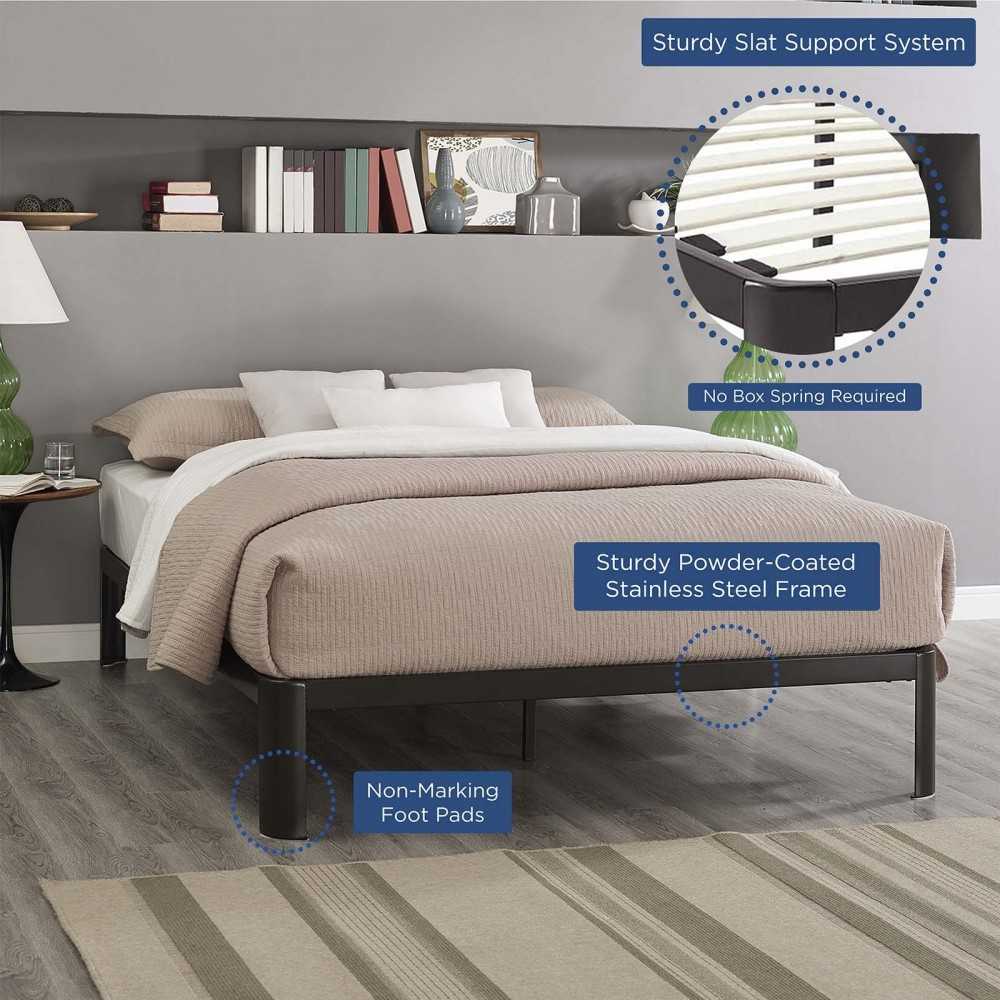 Corinne Full Bed Frame, Brown