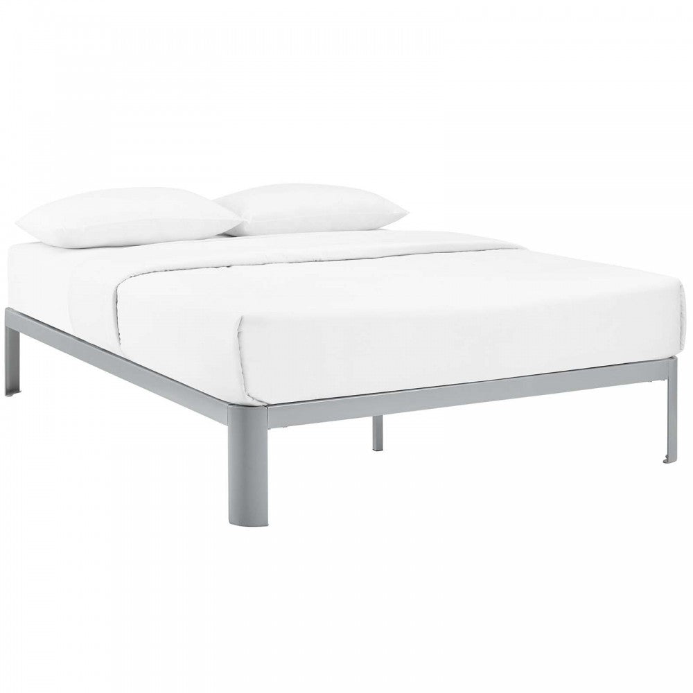 Corinne King Bed Frame, Gray