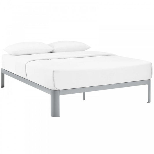 Corinne King Bed Frame, Gray
