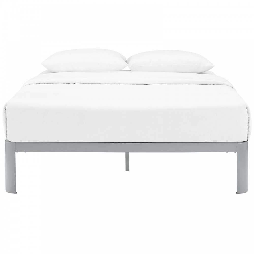 Corinne King Bed Frame, Gray