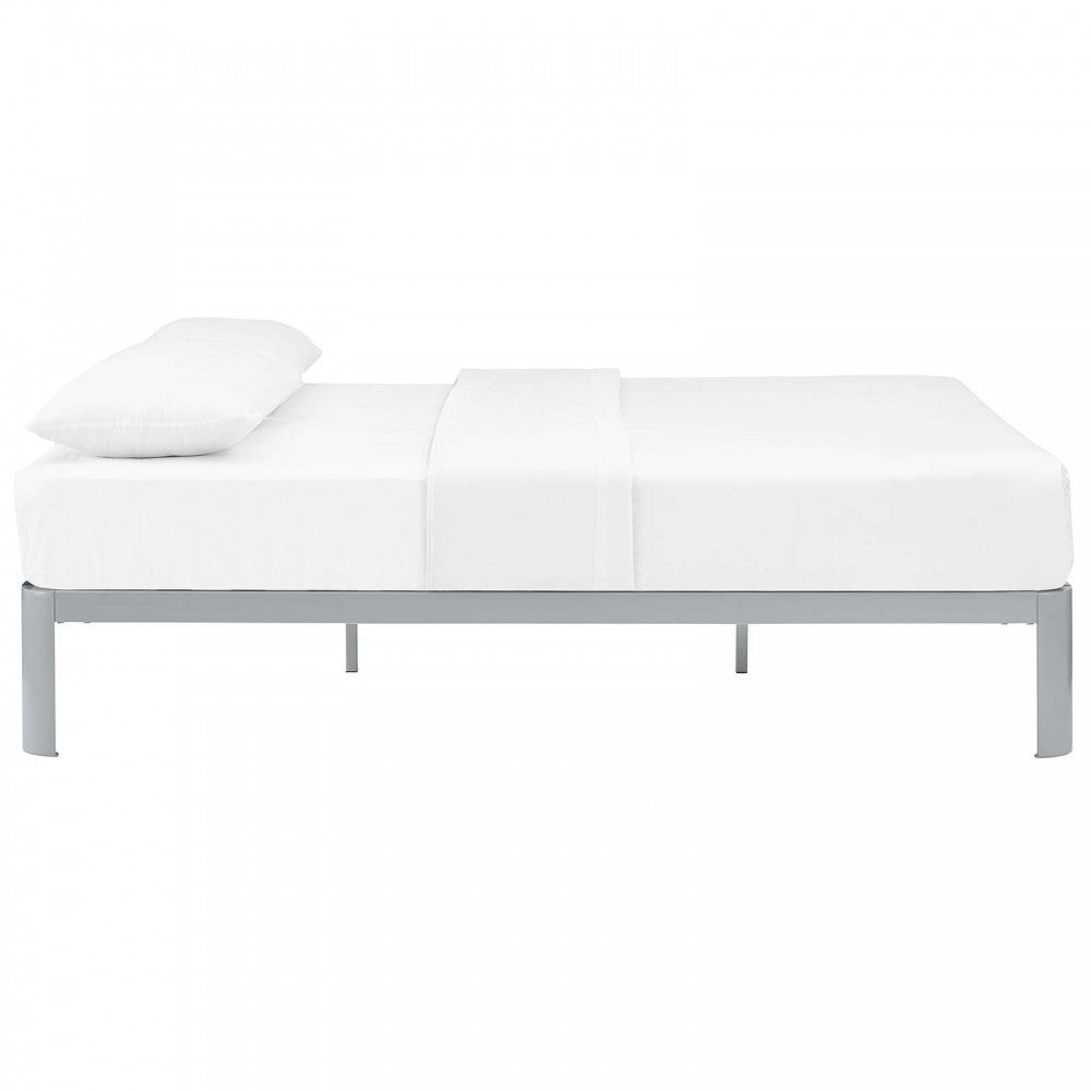 Corinne King Bed Frame, Gray
