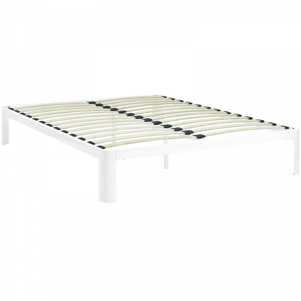 Corinne Queen Bed Frame, White
