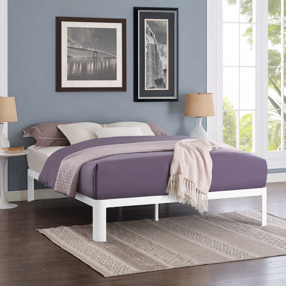 Corinne Queen Bed Frame, White