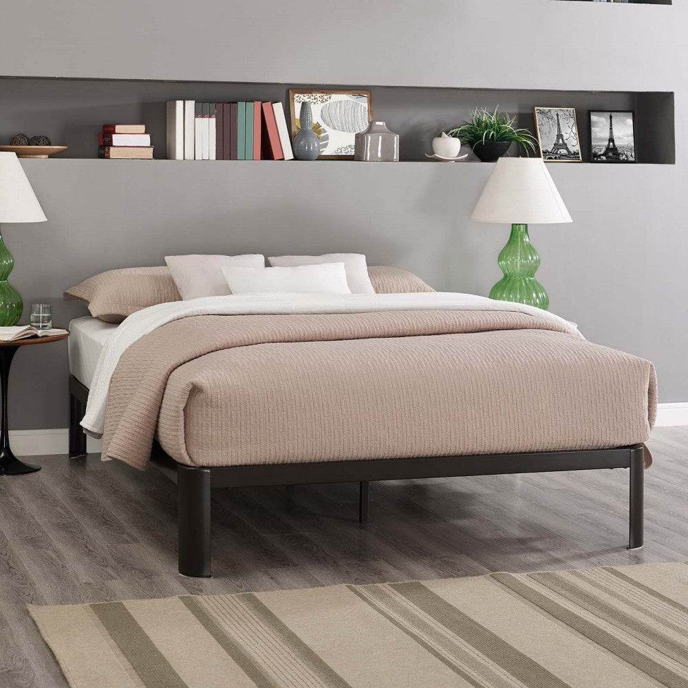Corinne Queen Bed Frame, Brown