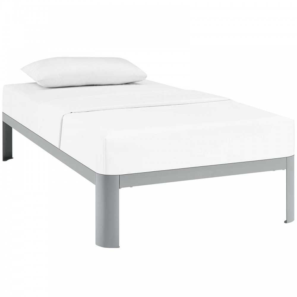 Corinne Twin Bed Frame, Gray