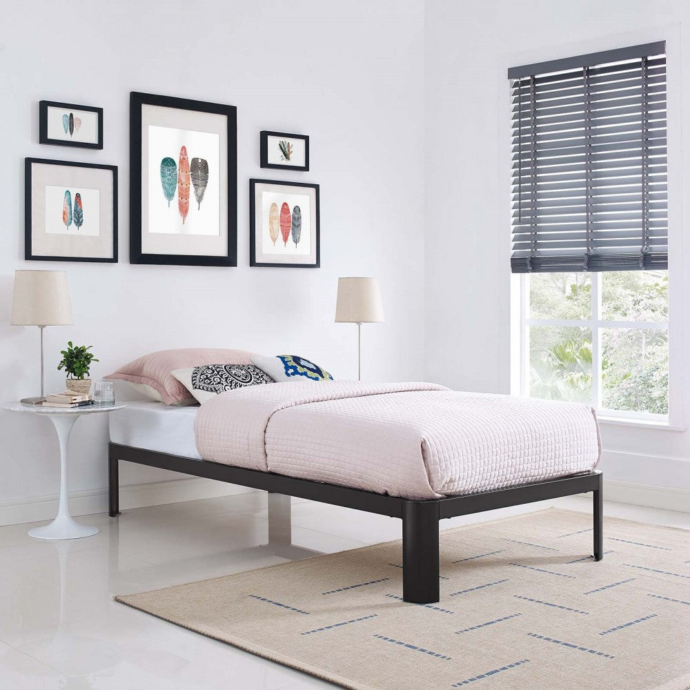 Corinne Twin Bed Frame, Brown