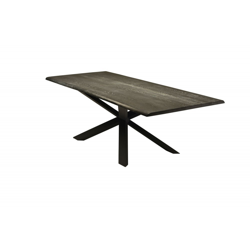 Couture Oxidized Gray Wood Dining Table, HGSX196