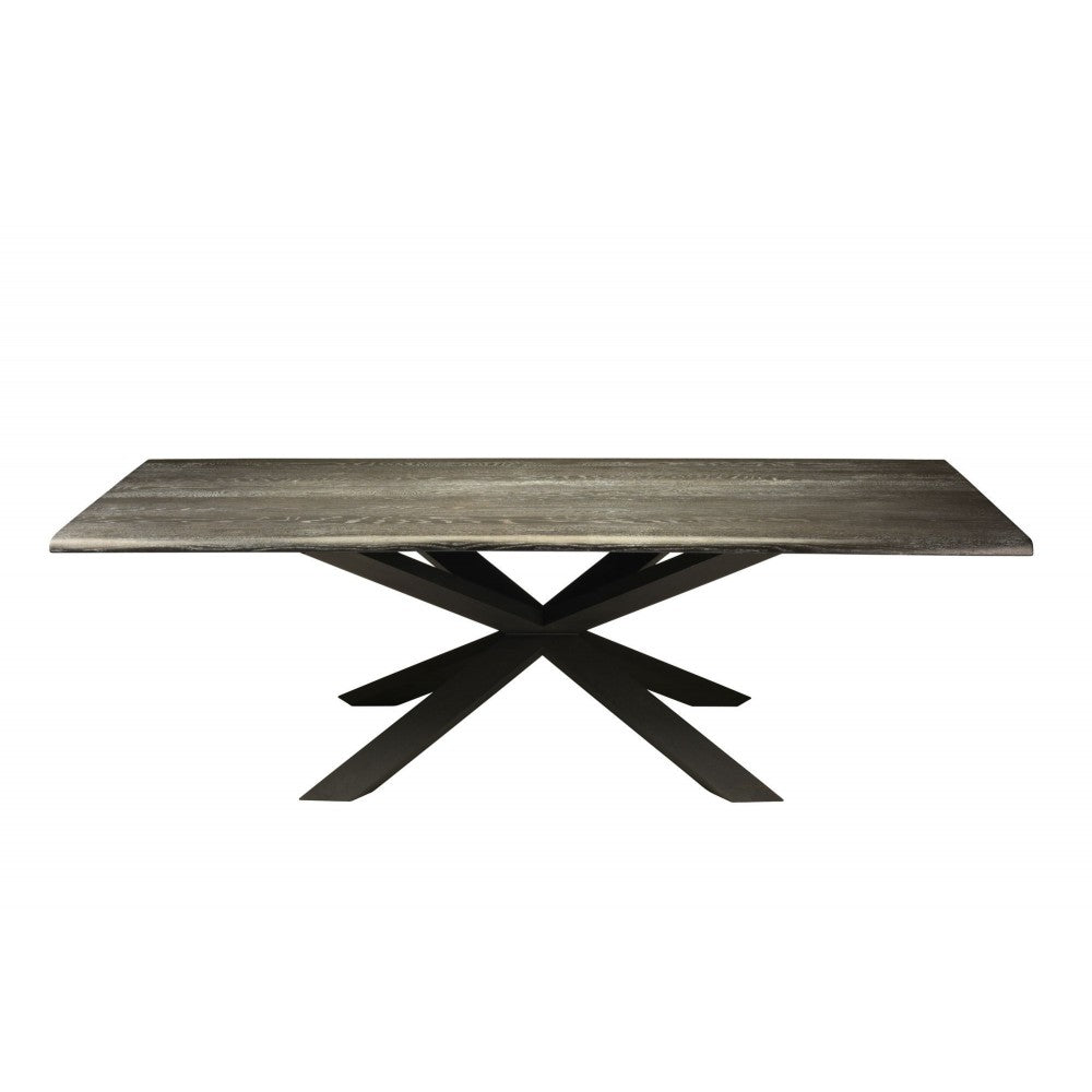 Couture Oxidized Gray Wood Dining Table, HGSX196