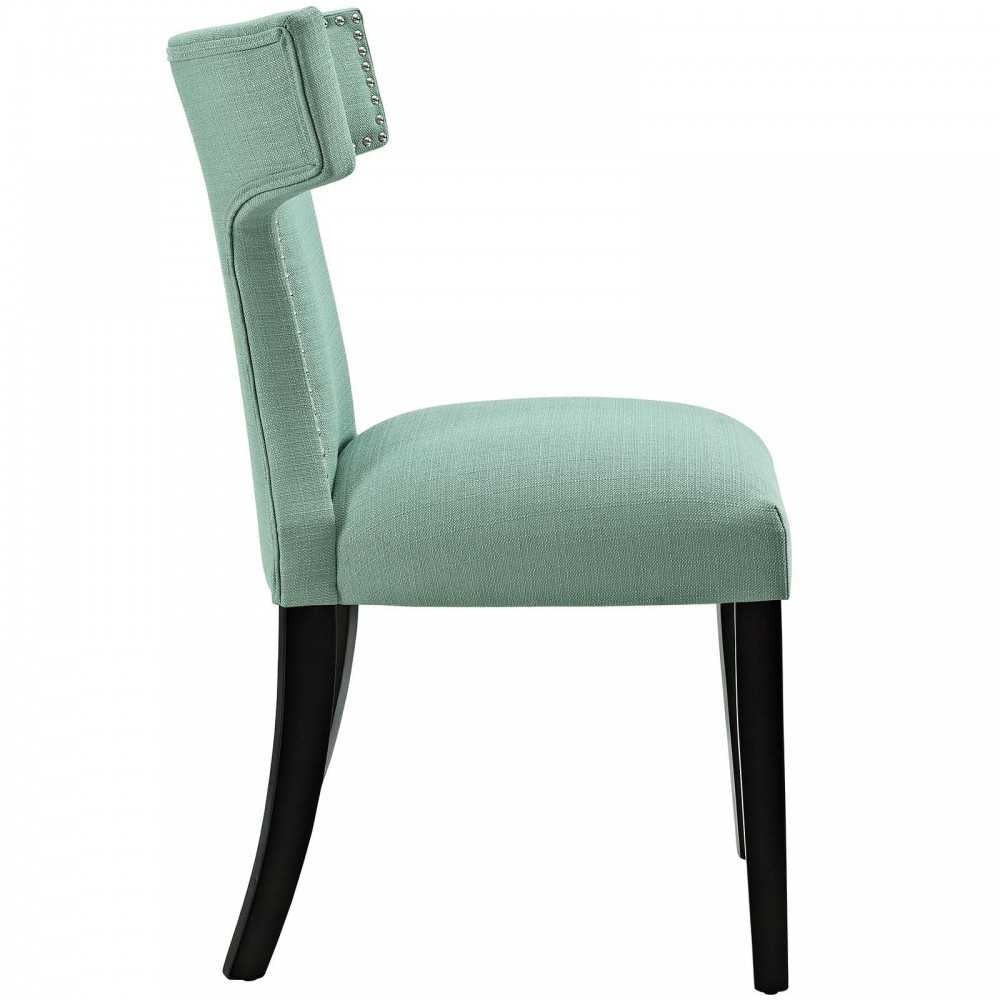 Curve Dining Side Chair Fabric Set of 2, Laguna