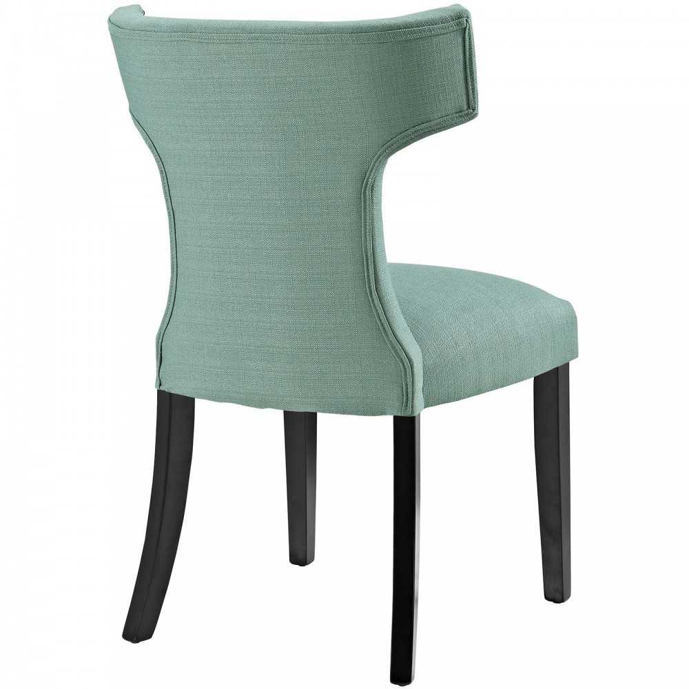 Curve Dining Side Chair Fabric Set of 2, Laguna