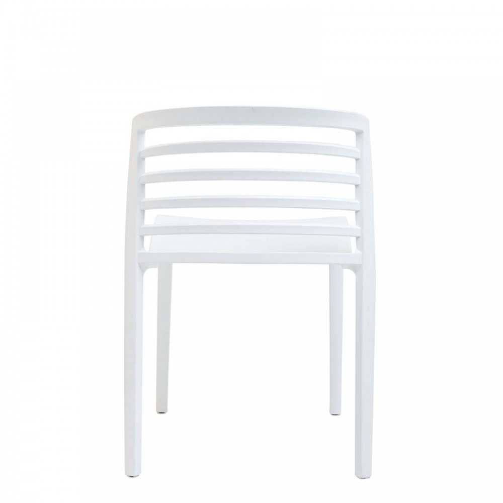 Curvy Dining Side Chair, White