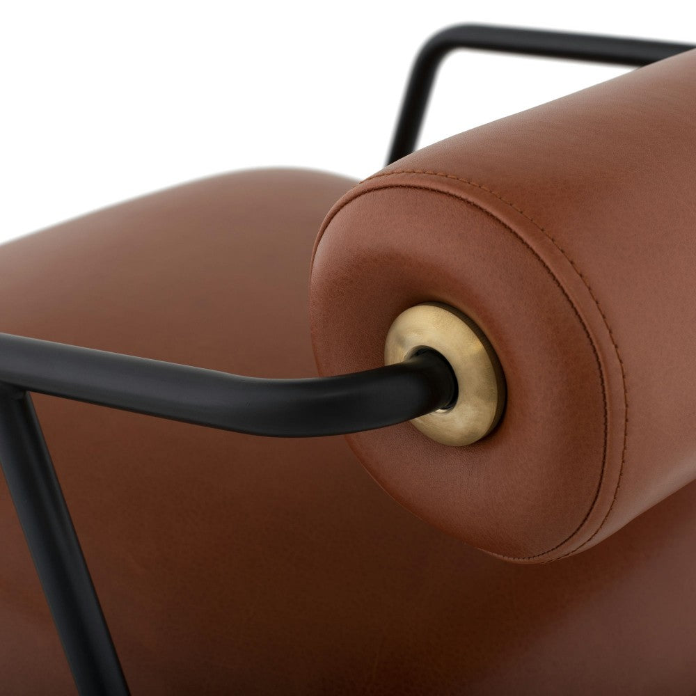 Cyrus Cordova Leather Occasional Chair