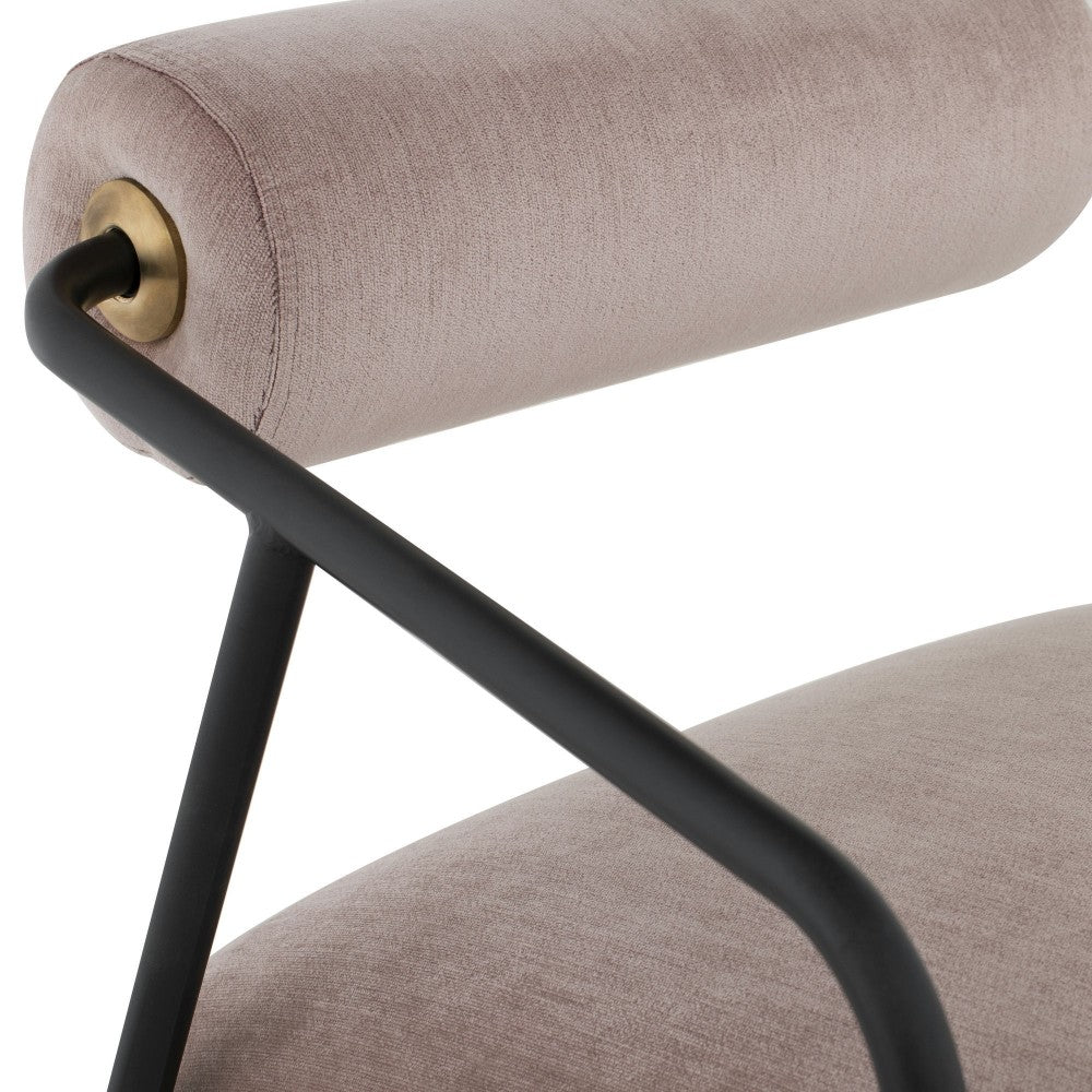 Cyrus Petal Fabric Occasional Chair