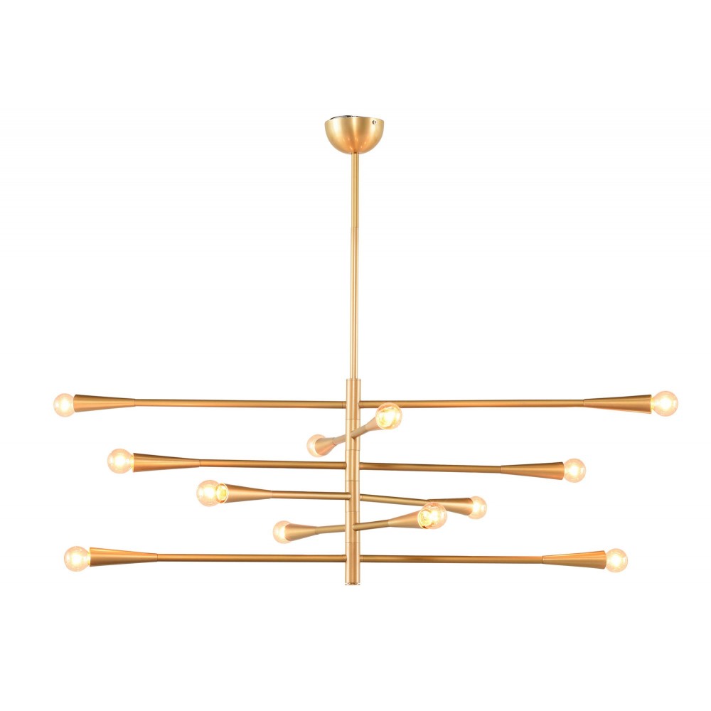 Dahlia Gold Metal Pendant Lighting