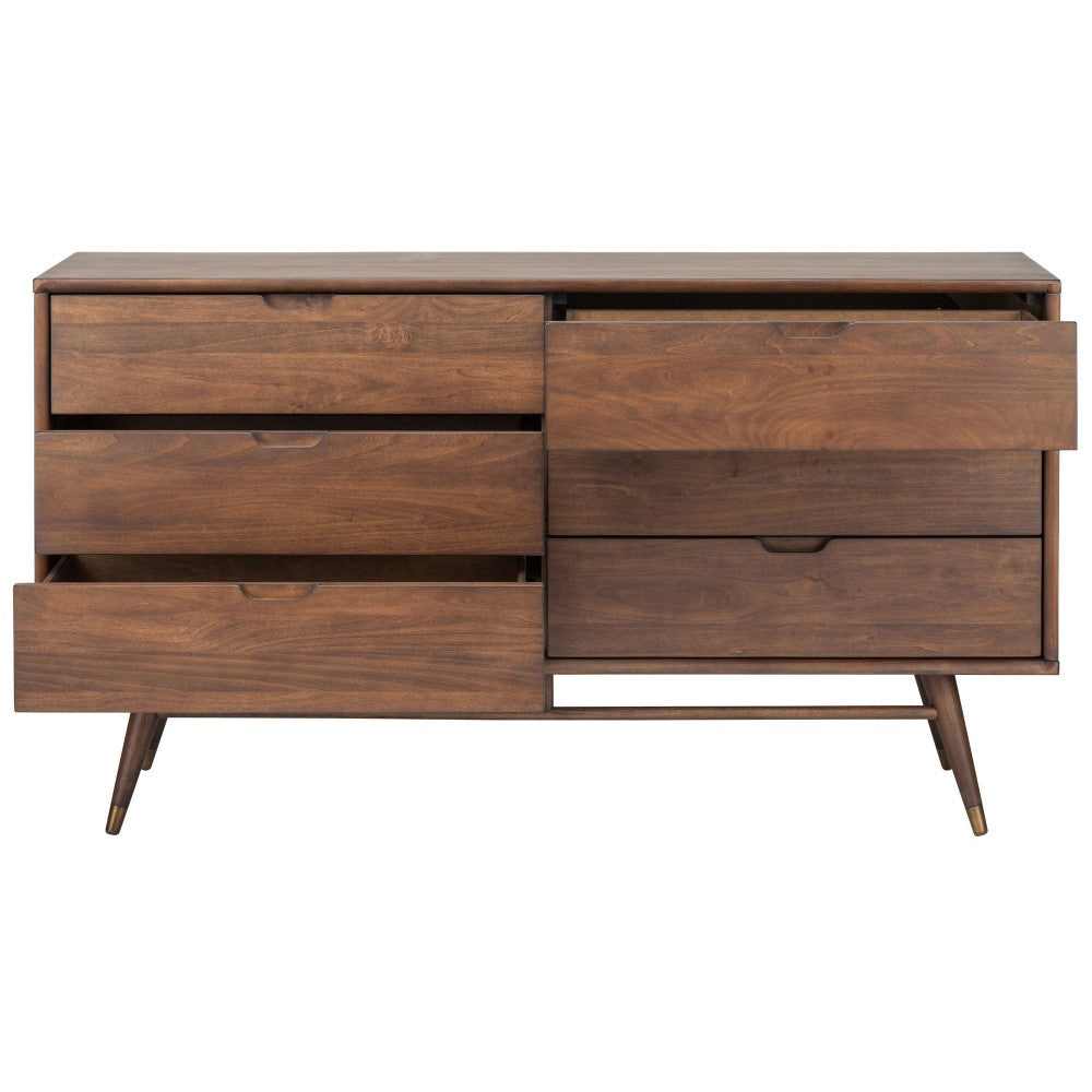 Daniel Walnut Wood Dresser Cabinet