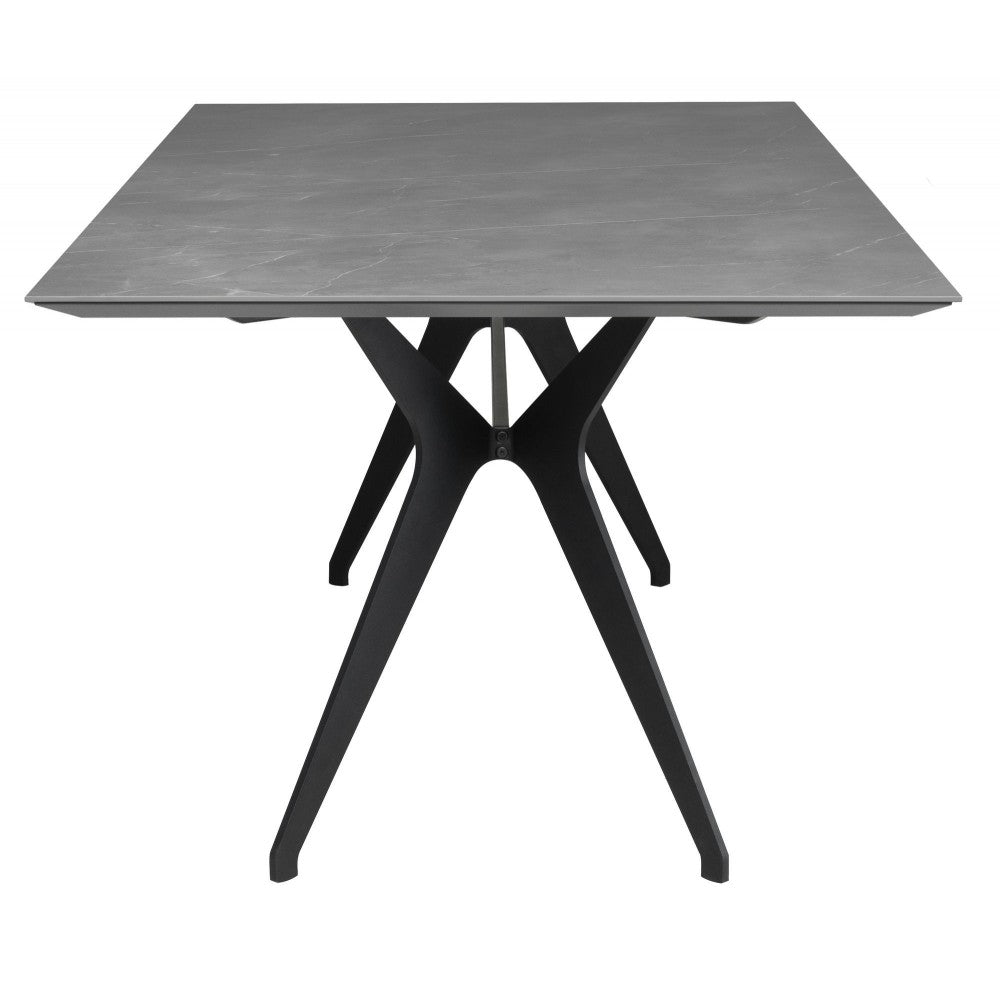 Daniele Gray Ceramic Dining Table, HGNE271