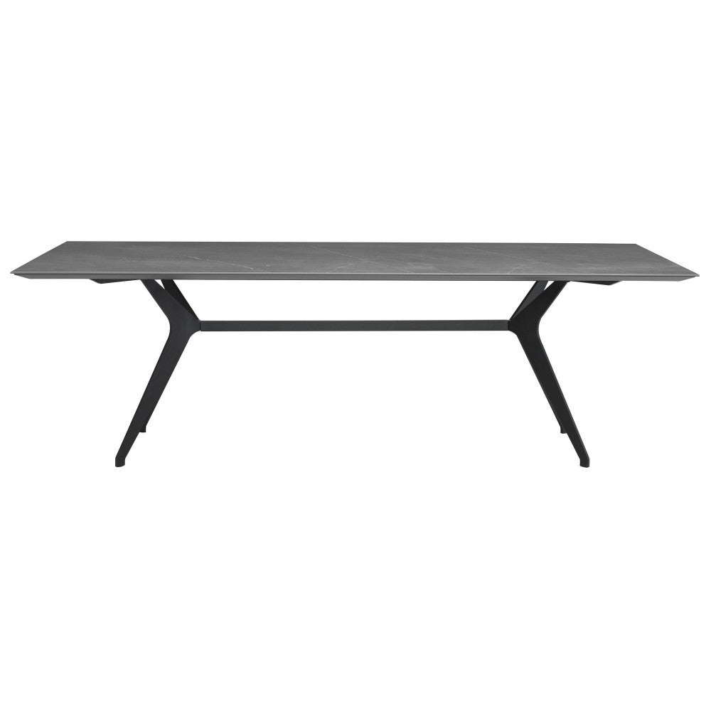 Daniele Gray Ceramic Dining Table, HGNE271