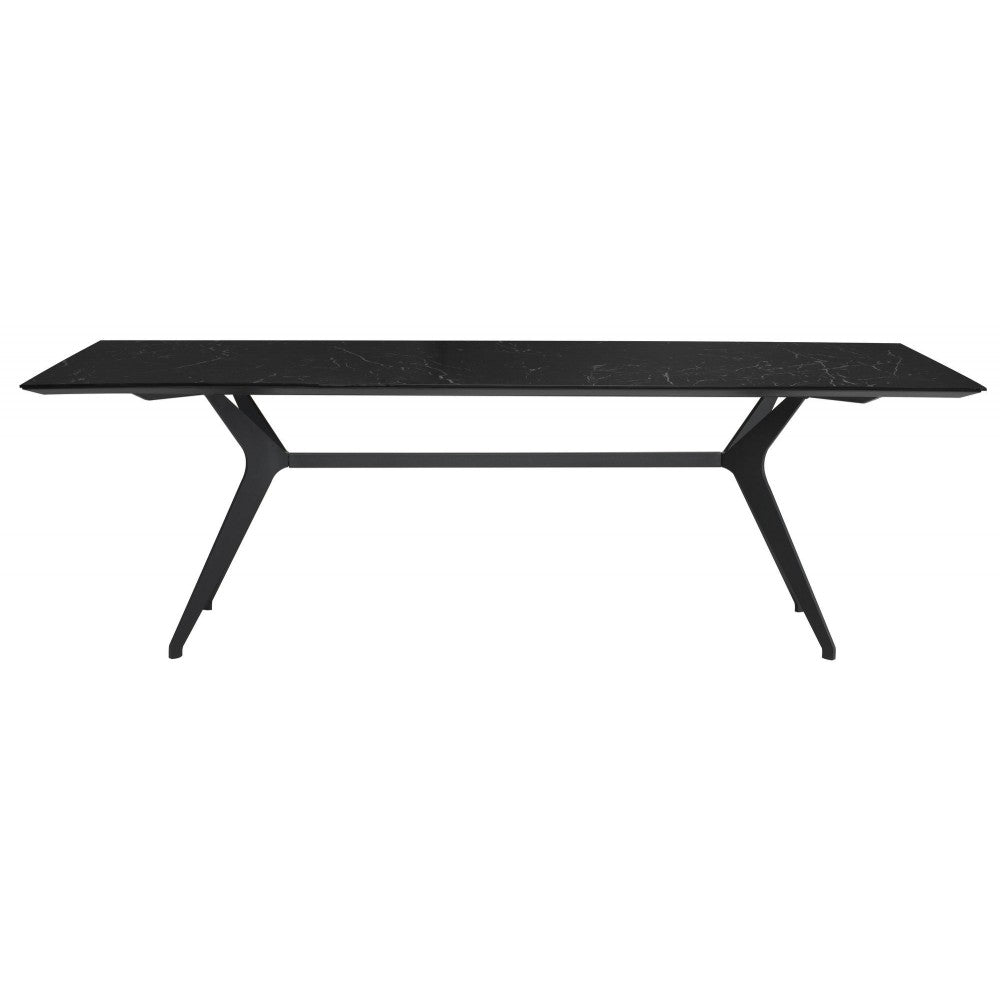 Daniele Black Ceramic Dining Table, HGNE269