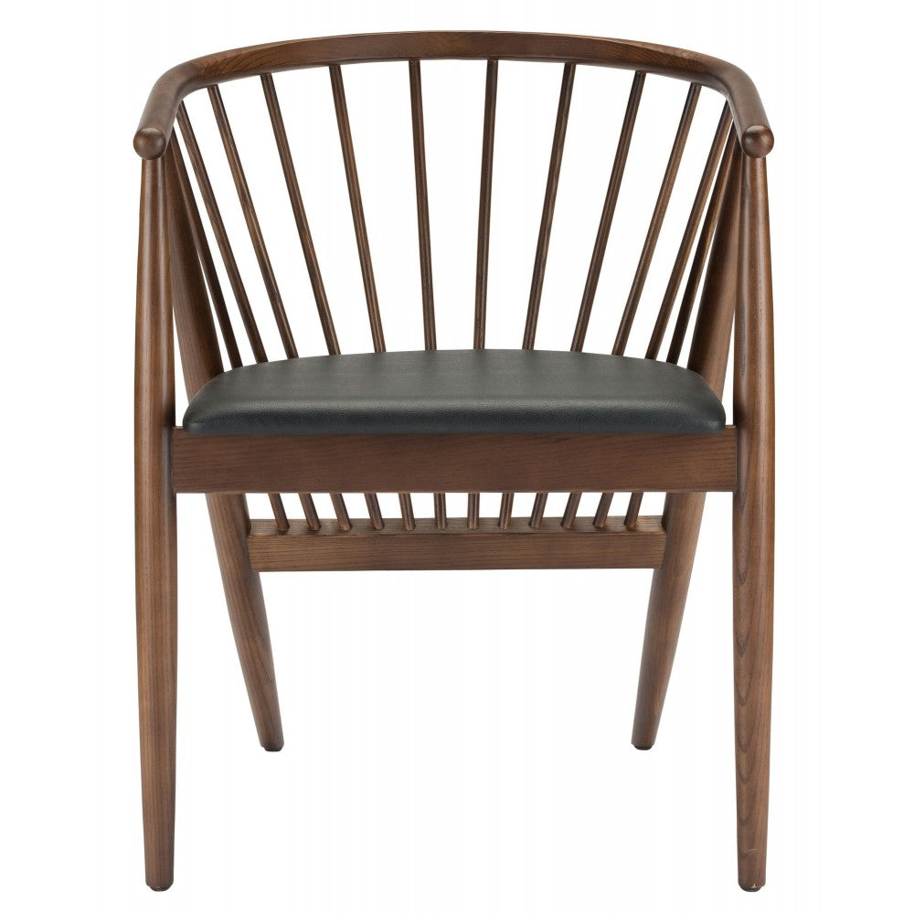 Danson Black Naugahyde Dining Chair, HGYU103