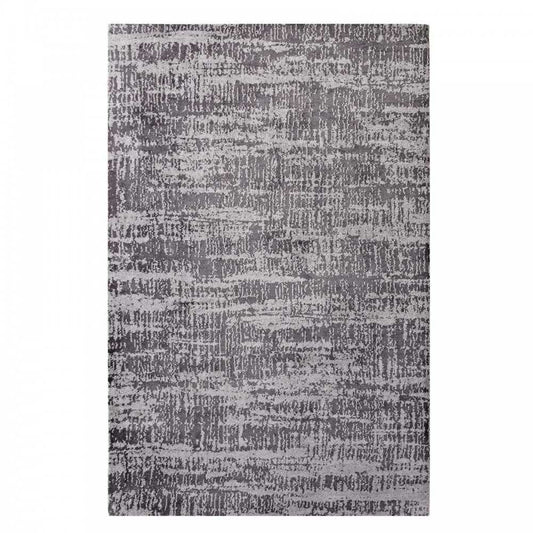 Darja Distressed Rustic Modern 5x8 Area Rug, Light and Dark Gray