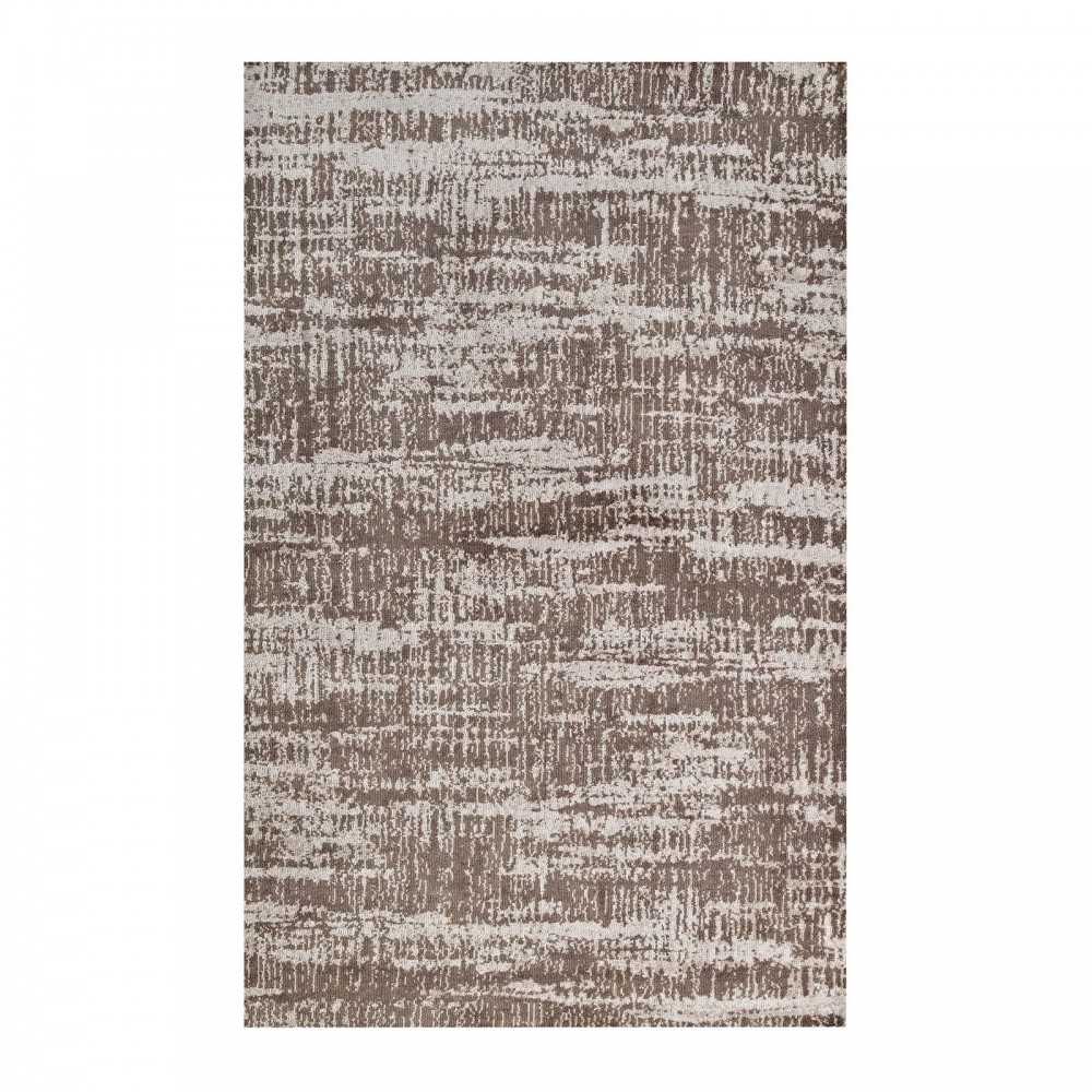 Darja Distressed Rustic Modern 5x8 Area Rug, Light and Dark Tan